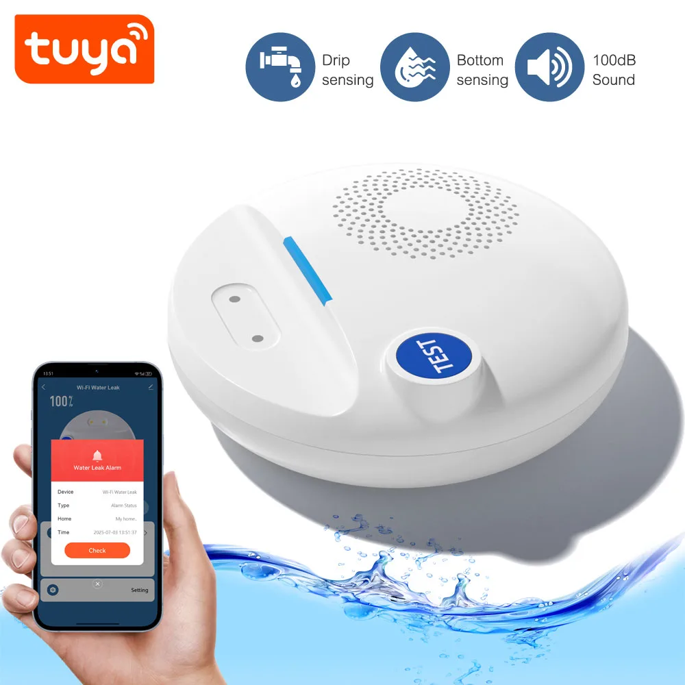 Смарт WiFi сензор за течове на вода
