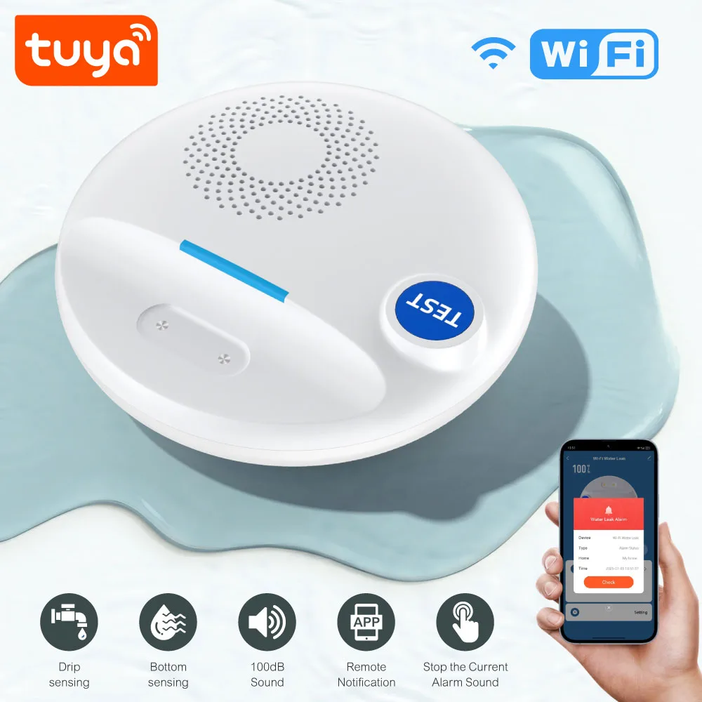 WiFi детектор за течове на вода с мобилно приложение
